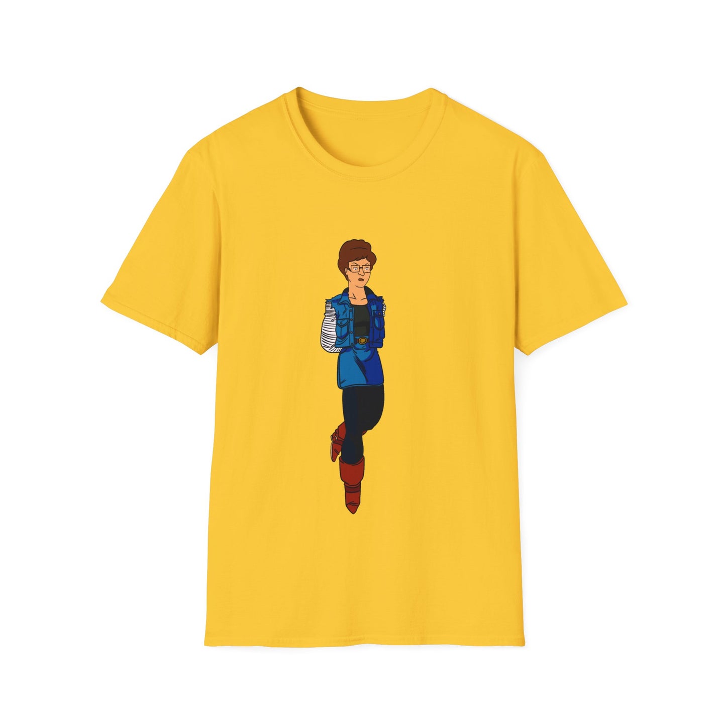 Peggy Hill x Android 18 Mashup T-Shirt - King of the Hill Meets Dragonball