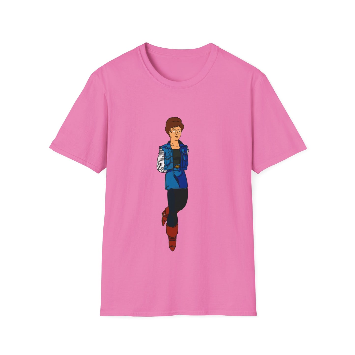 Peggy Hill x Android 18 Mashup T-Shirt - King of the Hill Meets Dragonball