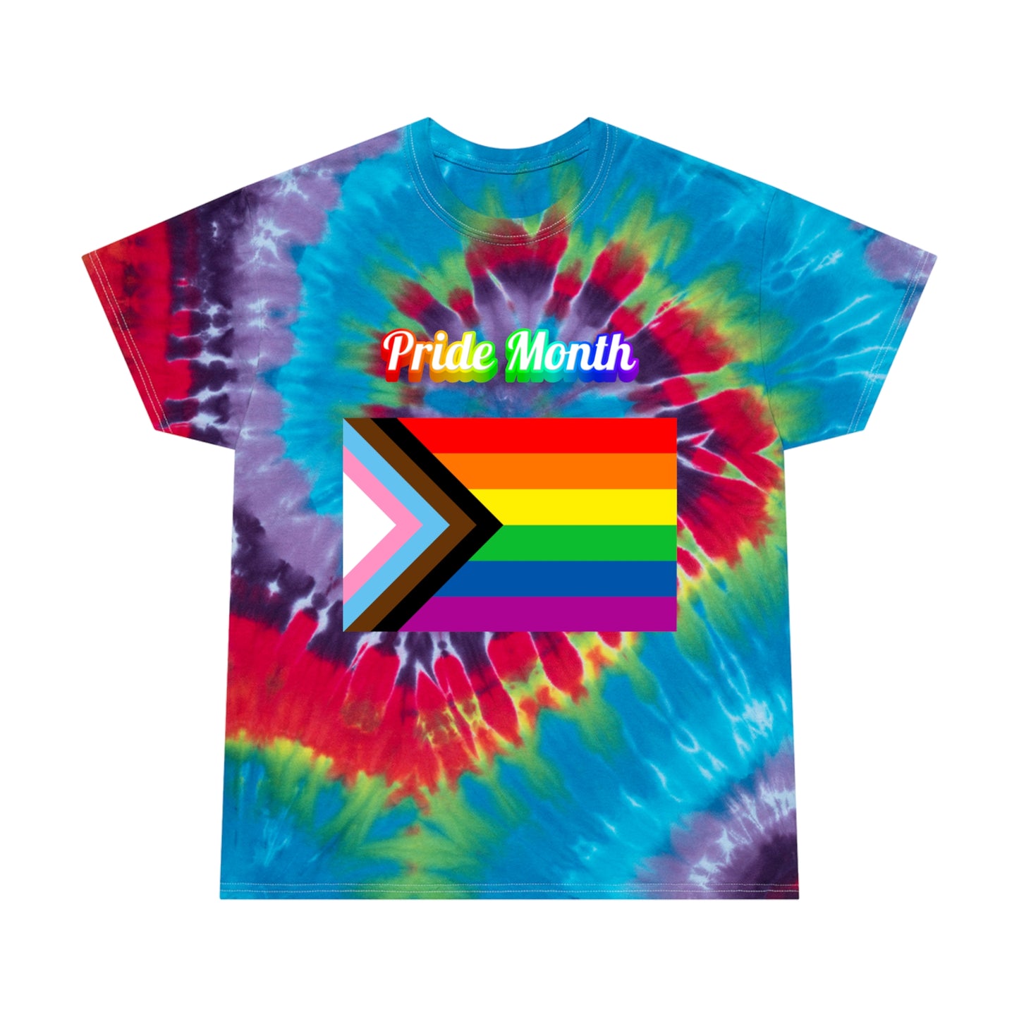 Pride month tie die tee