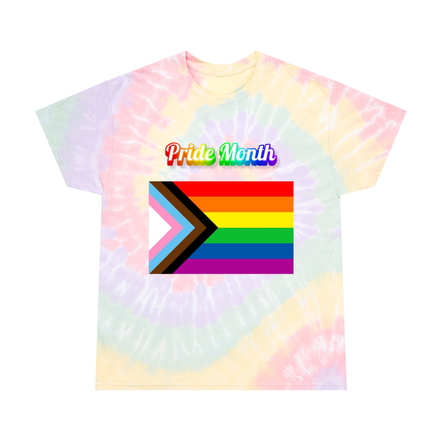 Pride month tie die tee