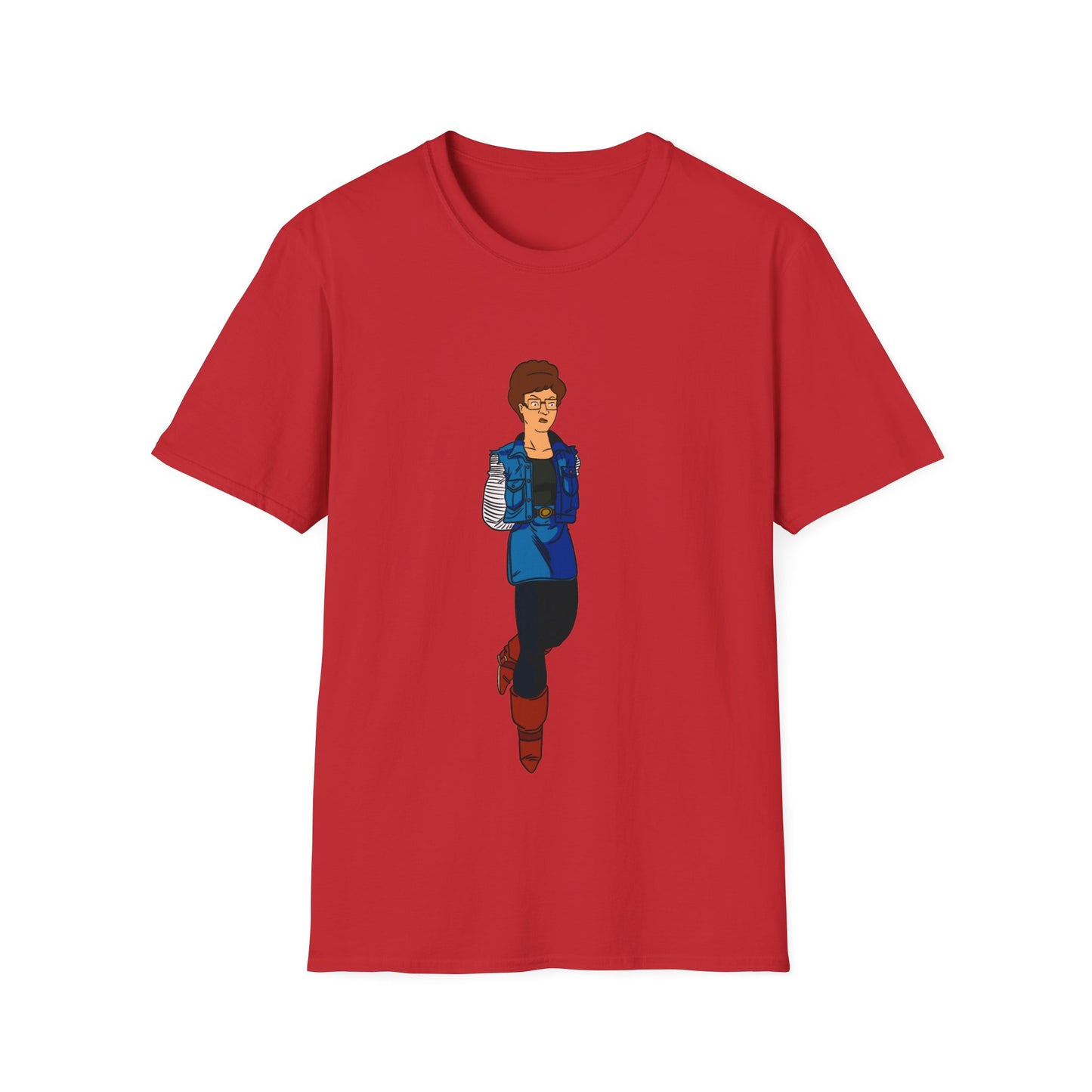 Peggy Hill x Android 18 Mashup T-Shirt - King of the Hill Meets Dragonball